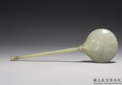 图片[2]-Jade long handled spoon, Mughal Empire-China Archive